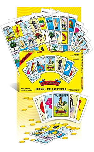 Don Clemente Auténtico Juego De Cartas Loteria Caja De Regal