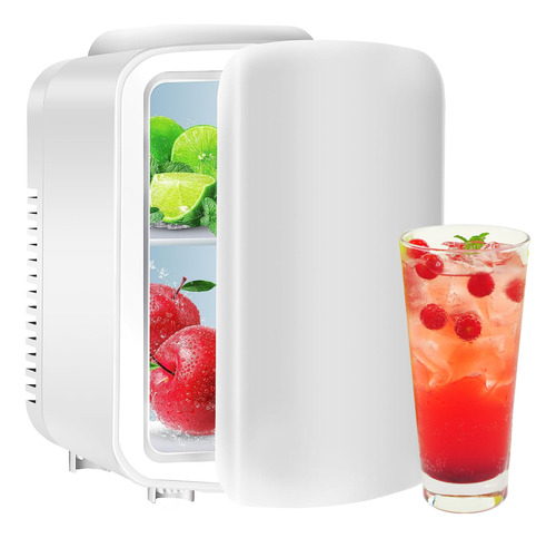 Mini Refrigerador Portátil De 4 Litros Para Alimentos Y Bebi