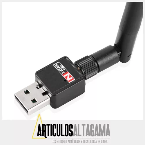 Adaptador Wifi USB con Antena desmontable