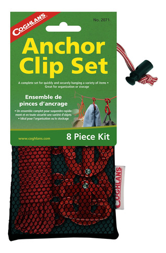 Kit De Cuerda Y Clip Para Colgar Rojo Coghlan's By Doite