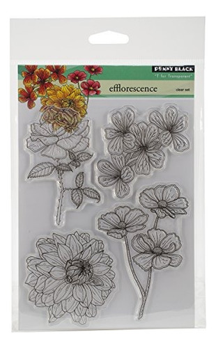 Penny Black 30282 Efflorescence Transparent Stamp Set