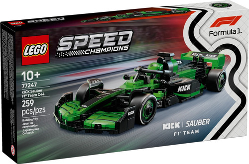 Lego Formula F1 Team Kick Sauber C44 77247 Vehiculo + Piloto 259 Auto De Carreras