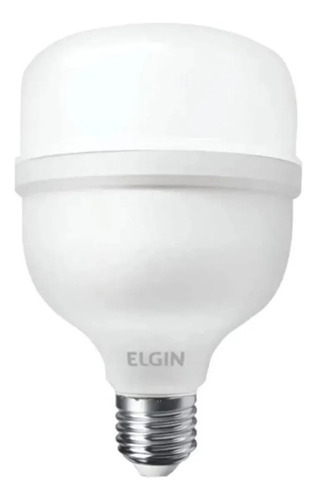 Kit 5 Lâmpada Bulbo Alta Potencia 50w Bivolt Elgin 6500k E27