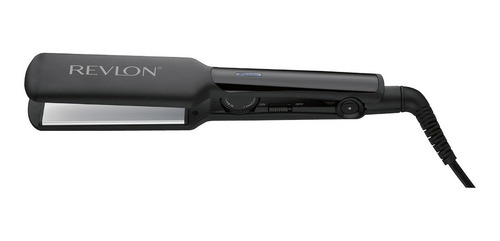Planchita De Pelo Revlon Rvst2182la2a Placas Anchas Cerámica Color Negro