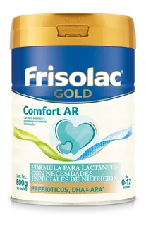 Leche de fórmula en polvo Frisolac Gold Comfort en lata de 800g - 0 a 12 meses