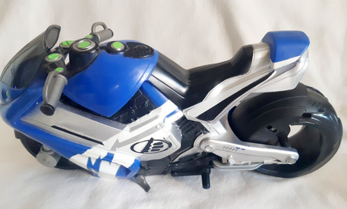 Muñeco Max Steel Súpermoto N-tek Lanza Discos Colección 2008 (Usado)