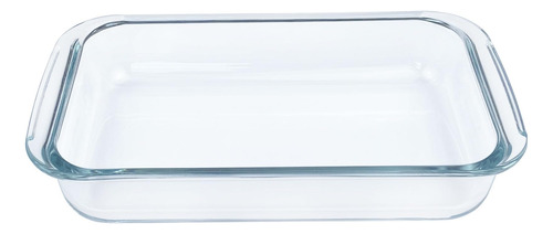 Mini Bandeja Rectangular De Vidrio Para Hornear De 1 Litro P