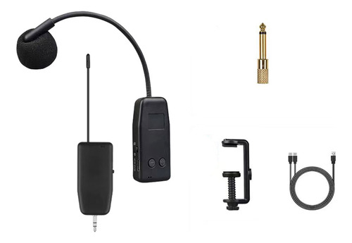 Sistema De Micrófono Inalámbrico F22.4g De Clip Corto Clip O