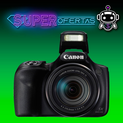 Camara Canon Sx540 Hs + 50x Zoom + 128gb + Maleta + Tripode