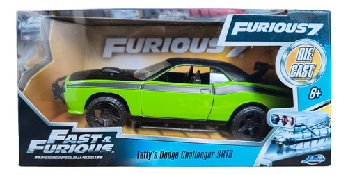 Dodge Challenger Srt8 Rapido Y Furioso 7 Jada 1:32 