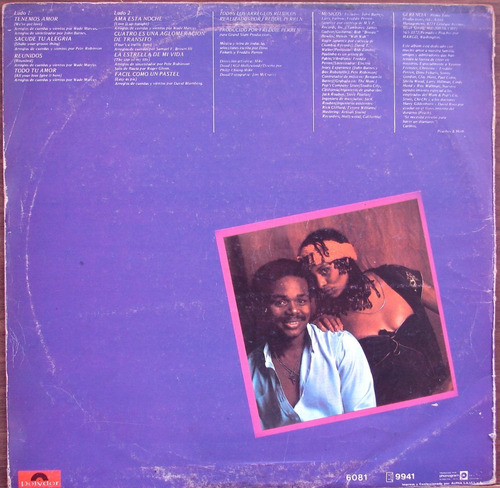 Peaches + Herb - Demasiado Cande - Lp Año 1979 - Soul / Funk (Usado)