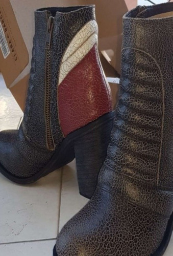 Botas Botinetas Clara Barceló Cuero No Paruolo No Sarkany