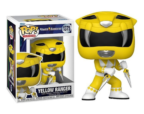 Pop! Funko Yellow Ranger Amarelo #1375 | Power Rangers