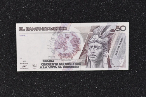 Billete 50 Nuevos Pesos 1992, Cuauhtémoc 