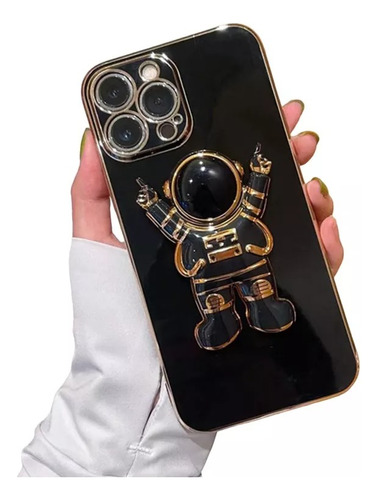 Funda Soporte Astronauta Anticaída Para iPhone 15 Series +9h