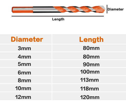 Qs1 Kit De Brocas All-diamond Multimaterial 14pcs