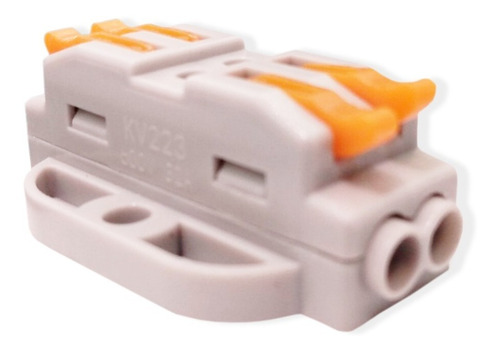 Pack 20 Conector Eléctrico Rápido Wago 2 Entradas 2 Salidas