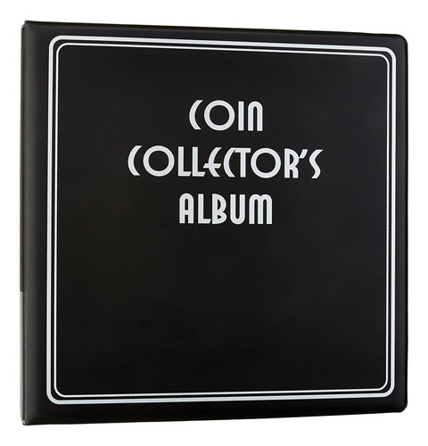 Bcw 1-alb3c-cn-blk 3 PuLG. Collectores De Álbum-coin-black