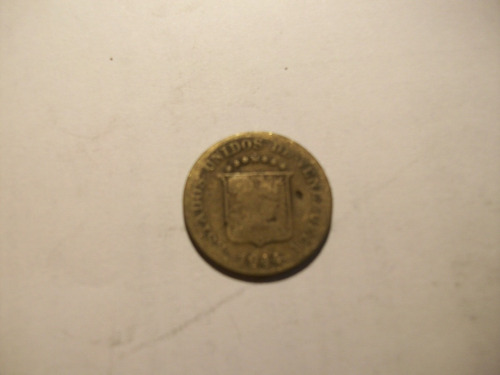 Moneda Venta Remate Una Unid De Puya 5 Céntimos 1944 Amarill
