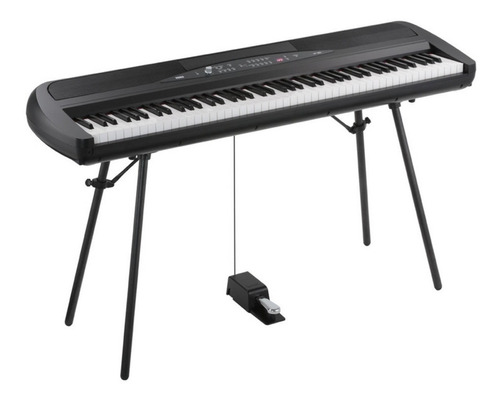 Piano Digital  Korg Sp-280 Negro De Escenario 88 Teclas Pesa