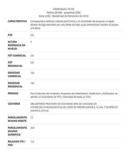 Imagen 2 de 2 de Terreno - Melchor Romero - 208 E/ 522 Y 523 - Dacal Bienes Raices