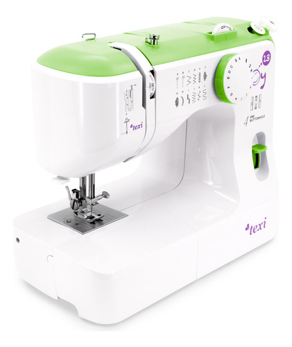 Maquina De Coser Recta Texi Joy 13 Fucsia Portátil 220v