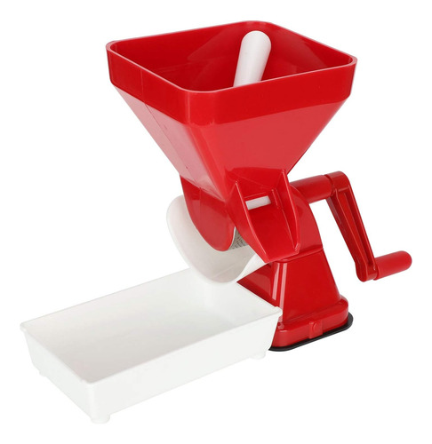 Prensa De Tomate Manual Con Colador De Acero Inoxidable. Mat