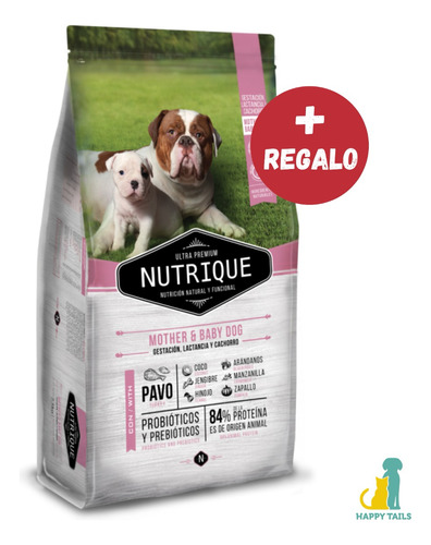 Nutrique Mother & Baby Dog X 12 Kg - Happy Tails