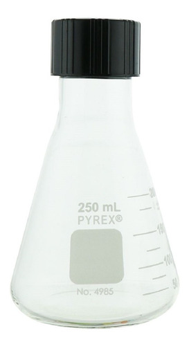 Matraz Erlenmeyer 250 Ml Pyrex C/tapon