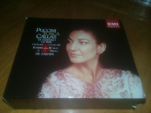 Puccini Tosca Callas Di Stefano De Sabata Cd Made In Usa 