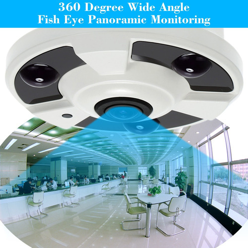 Hd 2000tvl 1080p 1.7 Mm Ojo De Pez 360° Panorámica Seguridad