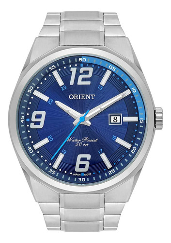 Relógio Orient Masculino Prata Mbss1463 D2sx