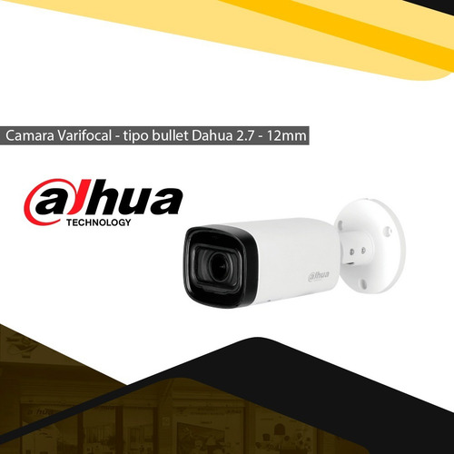 Camara Tipo Bala Varifocal De 2mp Lente 2.7-12mm Ip67 Dahua