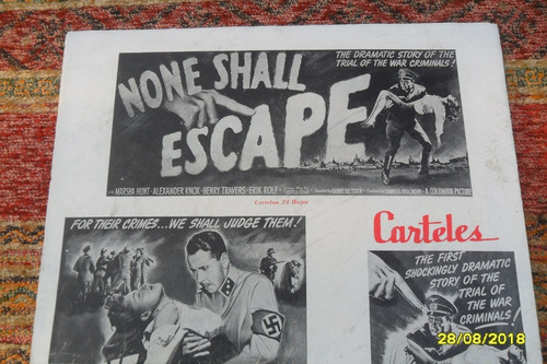 Antiguo Afiche Publicidad Película Deudas Imperdonables (Usado)
