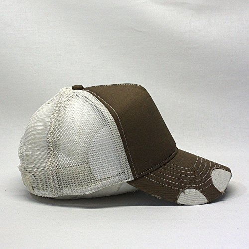 Imagen 4 de 6 de El Año De Vintage Plain Dos Tone Cotton Twill Mesh Adjustabl