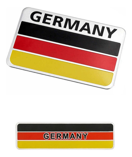 Insignia Bandera Alemania Compatible Con Bmw Mercede Audi Vw