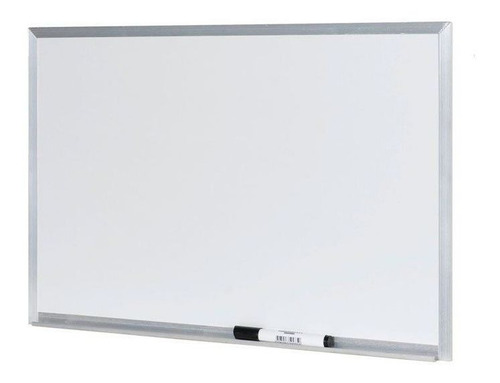 Imagem 1 de 1 de Quadro Branco Stalo 90x60cm Alumínio S/ Cantoneira 9122