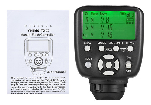 Disparador Manual De Flash Yongnuo Con Transmisor Para Canon