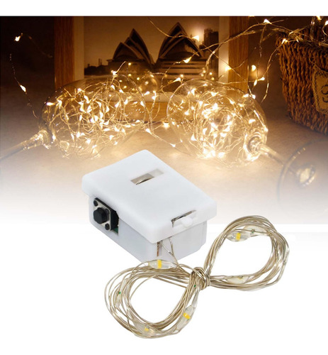 Adornos Para Pasteles Led Blancos Longitud De 3,3 Pies