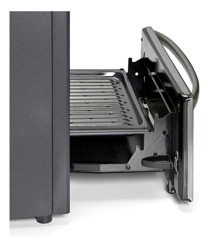 Cocina A Gas Longvie 19501g 56cm Grafito Encendido Una Mano