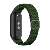 Malla Para Reloj Mi Smart Band 8 9 Xiaomi 1.62 Mi Smart Band 10 1.72 De Tela Elastica Generica Marca Miaband Color Verde Oscuro