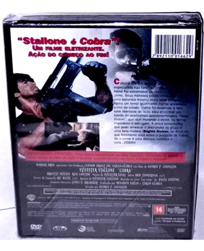 Dvd Stallone Cobra 1986-original - Lacrado