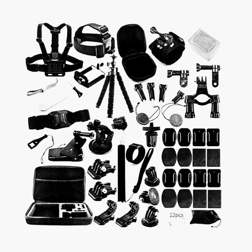 Kit De Accesorios Go Pro 54 Piezas