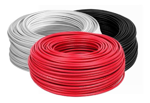 Imagen 1 de 8 de Kit 3 Cajas 100 Mts Cable Iusa Negro,blanco,rojo Thw Cal 16
