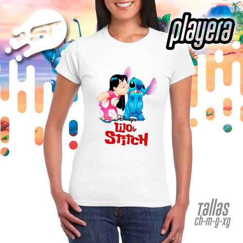 Playeras De Lilo Y Stich Lys-001