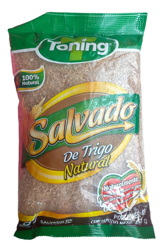 Toning Salvado De Trigo Natural X 450g 