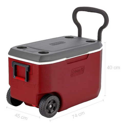 Imagen 2 de 10 de Conservadora Con Ruedas Coleman 62qt Xtreme Heladera Camping