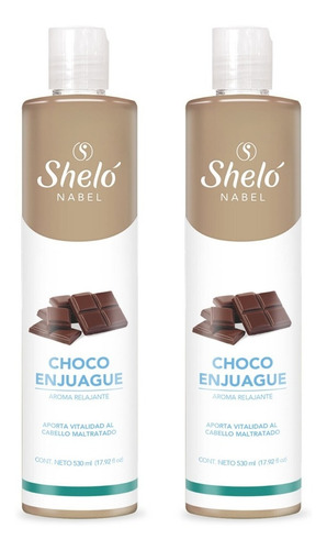Choco Enjuague Chocolate Cacao Cabello Suave Hidratado Sheló