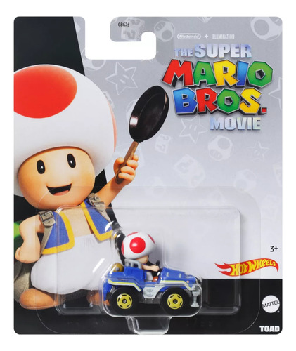 Hot Wheels Mario Kart Toad The Mario Bros Movie 