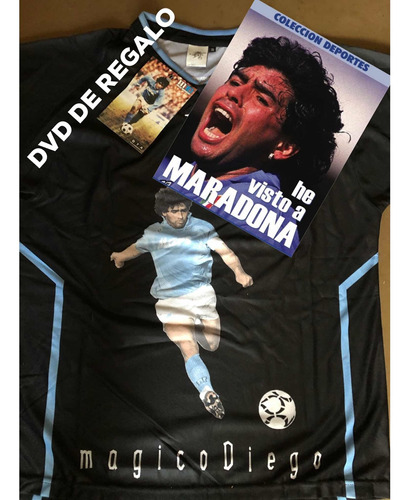 Remera Maradona Con Dvd De Regalo